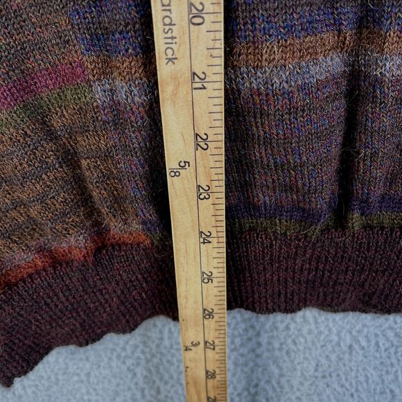 VTG Peruvian Connection Sweater Mens Large 100% Alpaca Wool Full Up Jacket - Picture 7 of 7